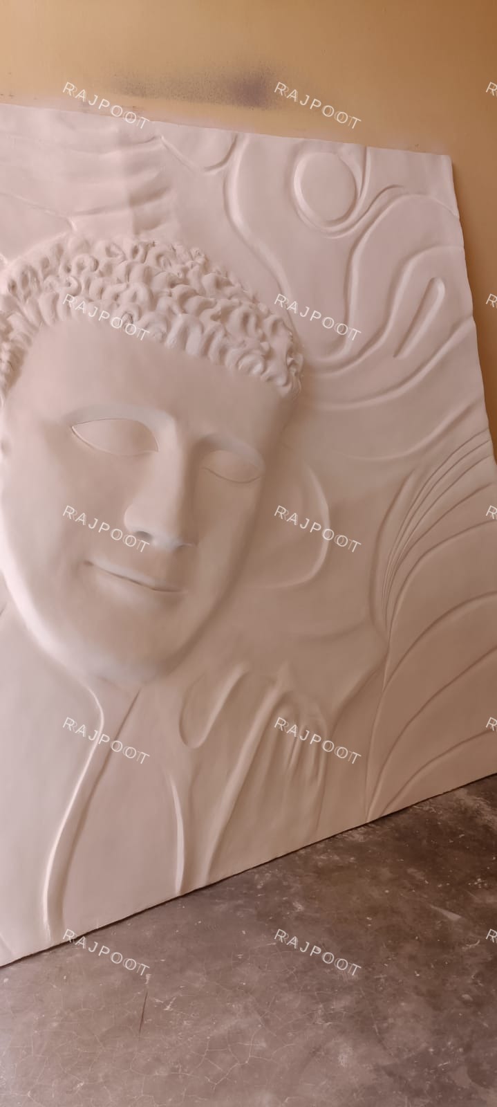 Buddha Relief Fiberglass Wall Panel