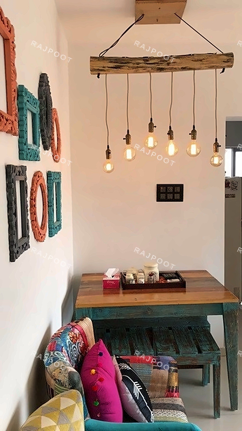 Industrial Cage Cluster Pendant Lights