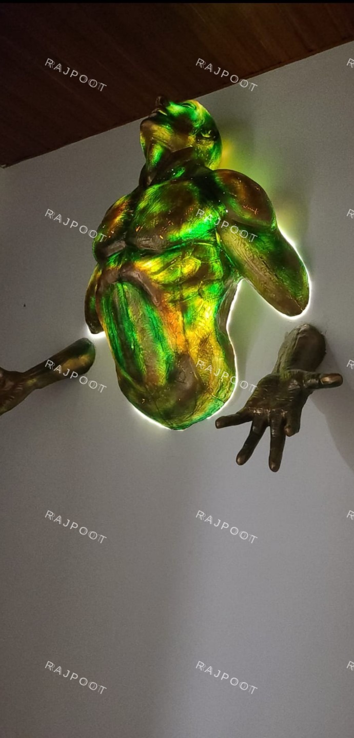 LED Torso Fiberglass Wall Decor