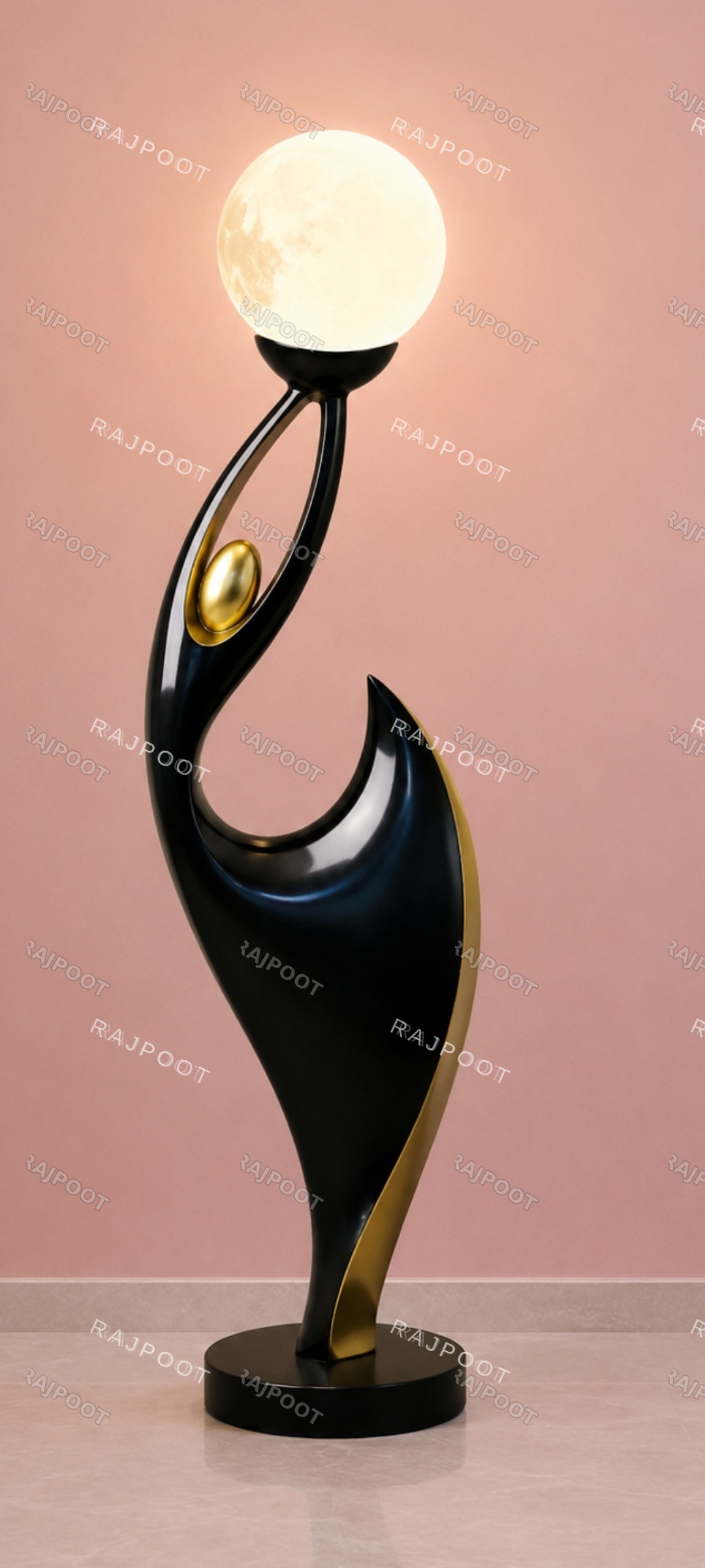 Moonlit Dancer Fiberglass Floor Lamp