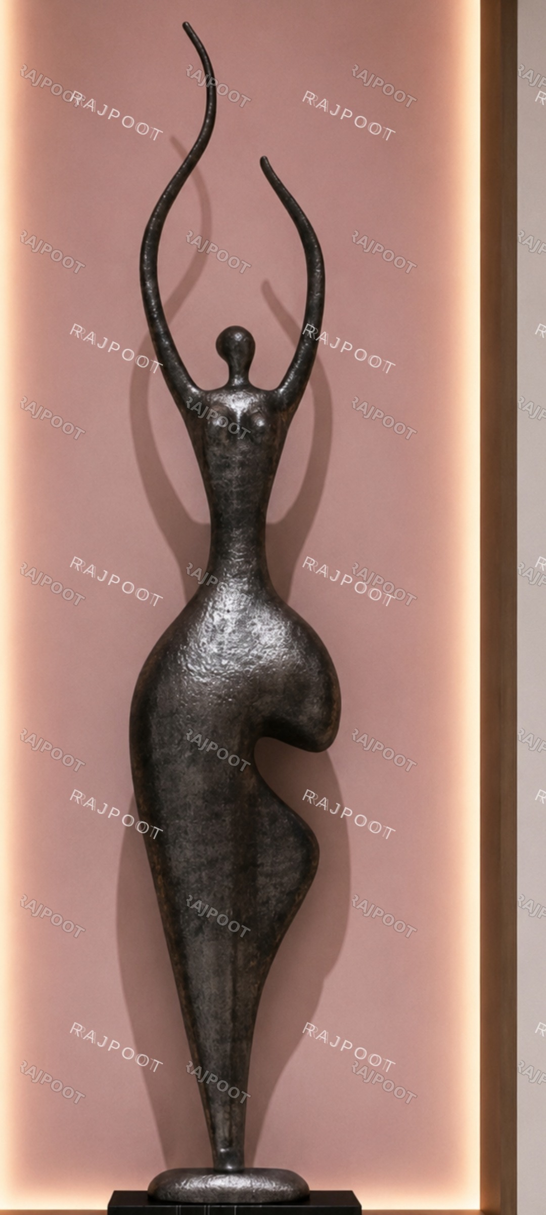 Rising Woman Fiberglass Sculpture