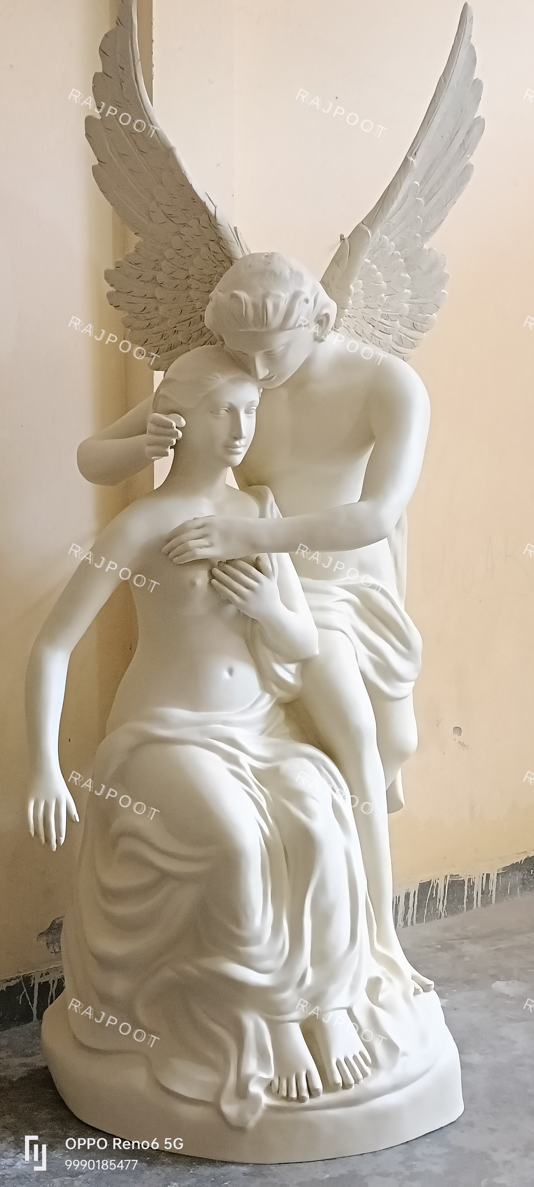 Angels Couple Fiberglass Statue